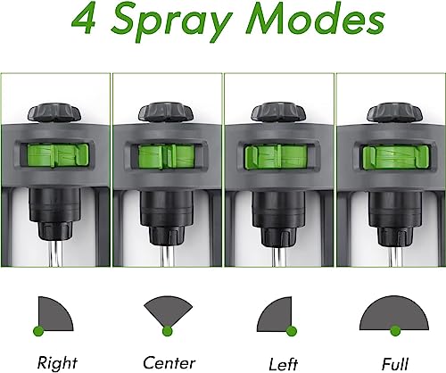 Oscillating Lawn Sprinkler with Brass Nozzles