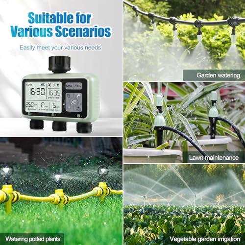 CROSOFMI Programmable Watering Timer for Lawns