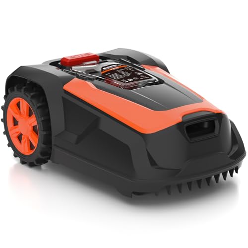 MAXLANDER Robot Mower, APP Controlled, Self-Charging, Bluetooth/Wi-Fi Connected