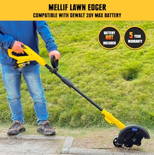 Mellif Cordless Edger Tool for Dewalt 20V MAX