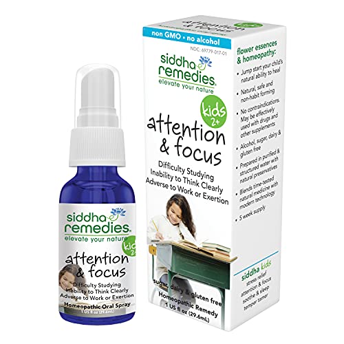 Siddha Kids Attention & Focus Homeopathic Remedy - 1oz