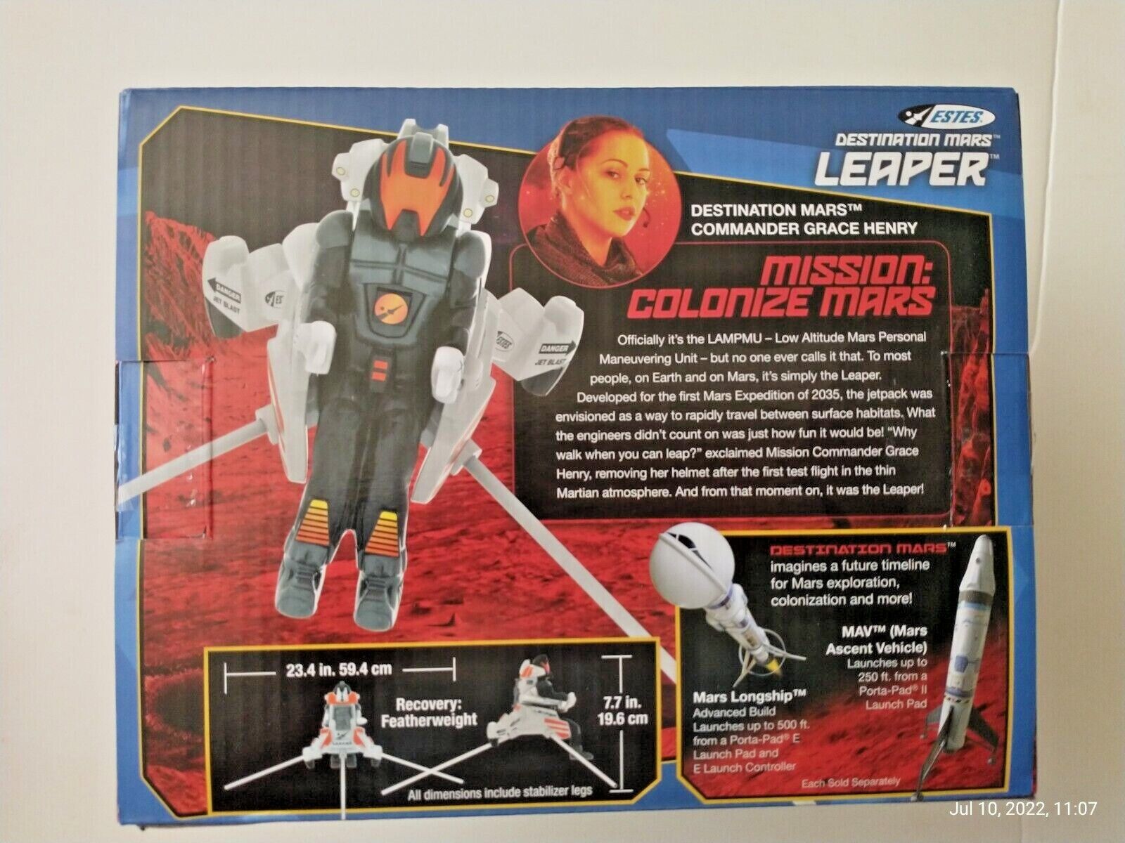 Estes Leaper Rocket Kit for Mars Mission