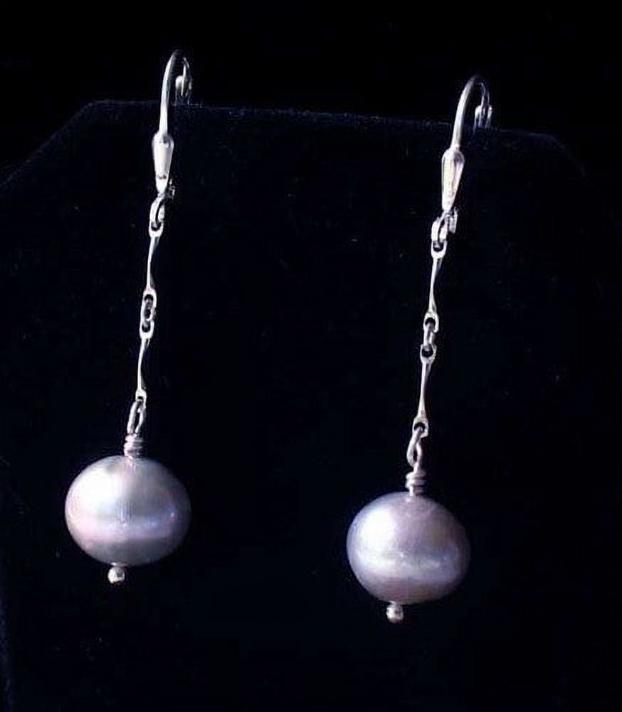 Rose Quartz Sterling Silver Heart Earrings