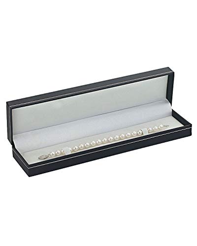 14K Gold White Japanese Akoya Pearl Bracelet Women