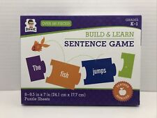 Sentence Building Puzzle Book by Sherrill Flora