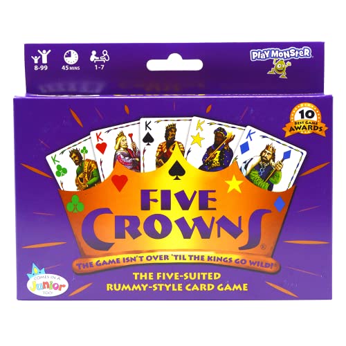 PlayMonster Five Crowns: Kings Go Wild! - Rummy-Style Card Game