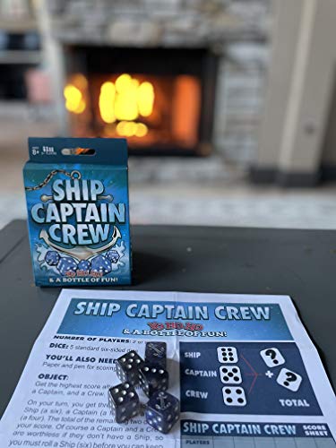 Ship Captain Crew Dice Game - family fun!