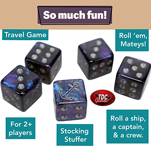 Ship Captain Crew Dice Game - family fun!