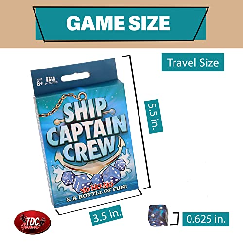 Ship Captain Crew Dice Game - family fun!