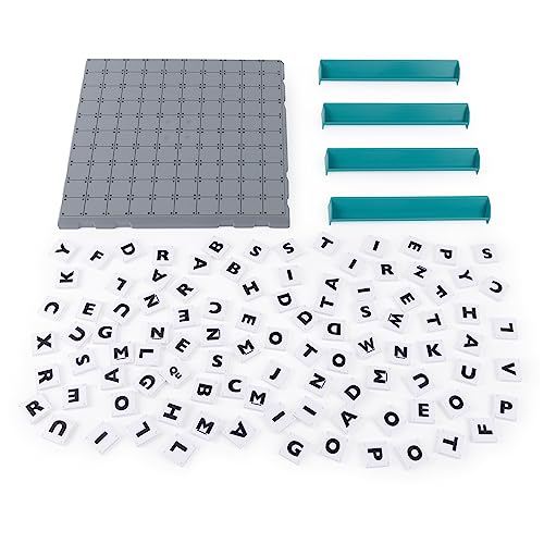 Stackable Letter Tiles Game for Family Game Night