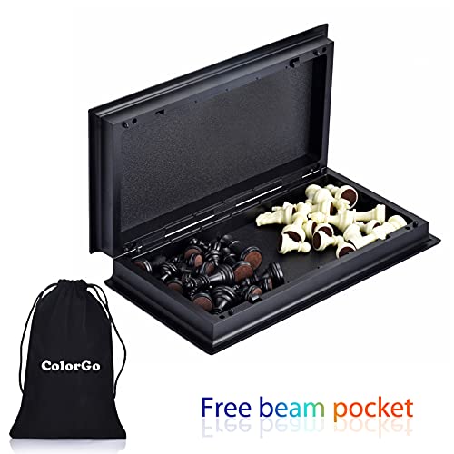 ColorGo Magnetic Chess Set with 2 Extra Queens