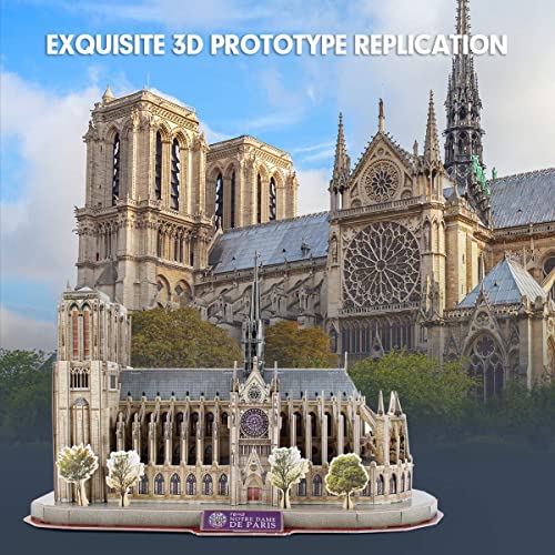 Notre Dame de Paris 3D Puzzle - 128 Pieces