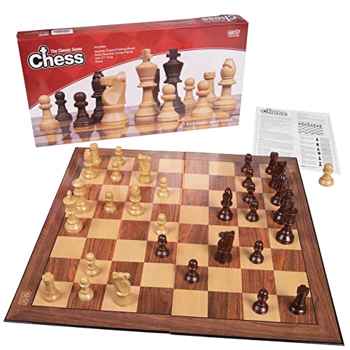 Crazy Games Chess Set: Classic Cardboard, Plastic Pieces