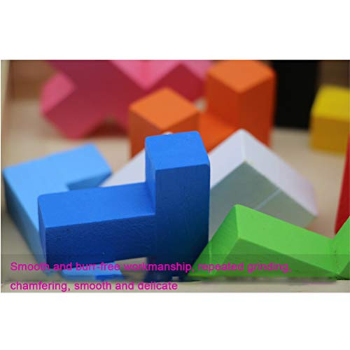 Flormoon Wooden Pentomino Puzzle for Kids