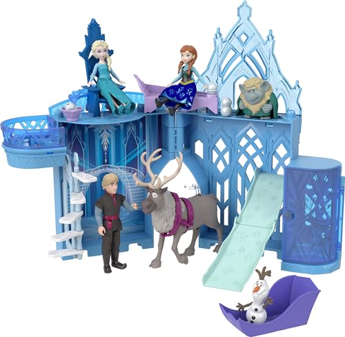 Elsa Castle Doll Playset: Disney Frozen Travel Toy