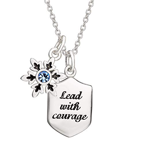 Disney Frozen Snowflake Charm Necklace for Women