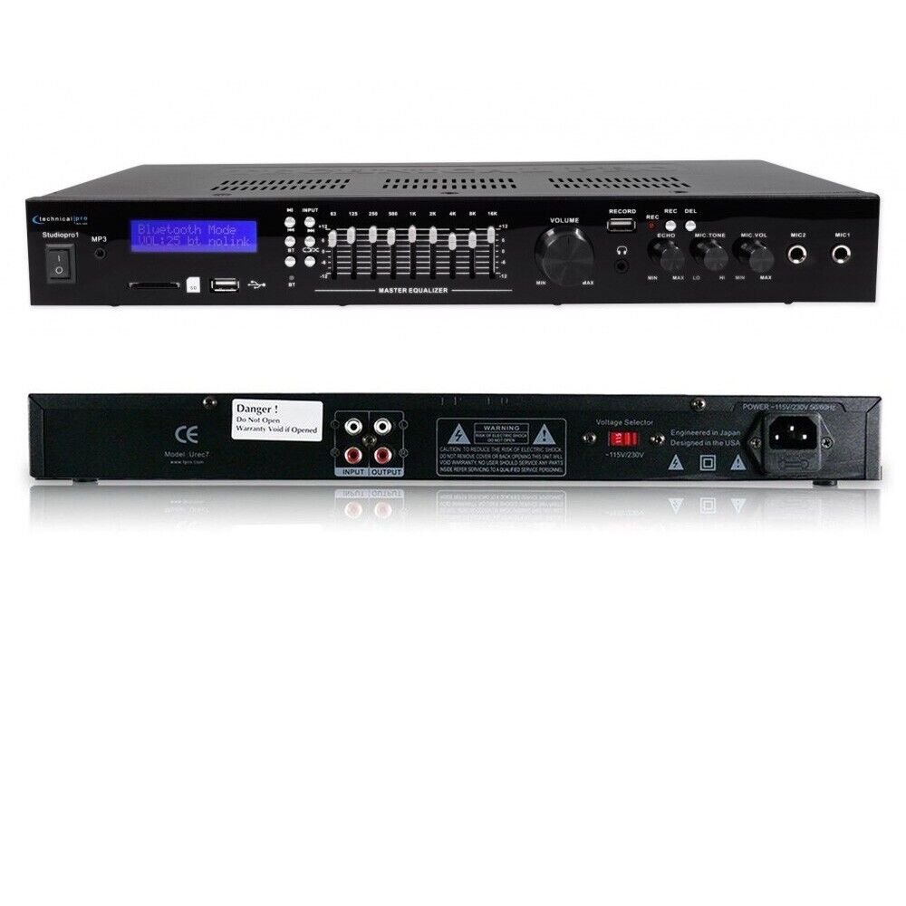 Laptop Karaoke System with Bluetooth Speakers and Recording