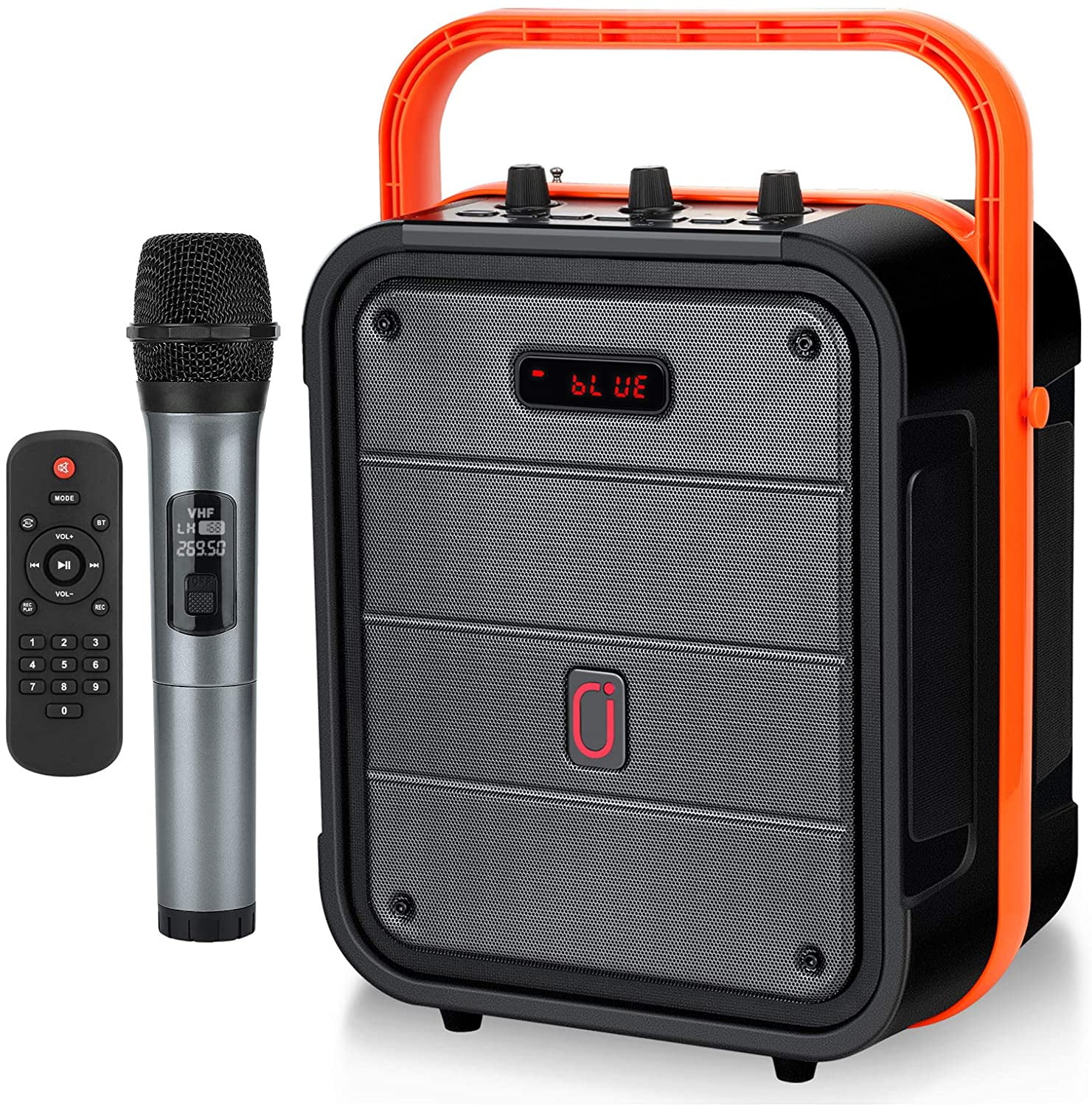 Portable Bluetooth Singing Machine with Wireless Microphone