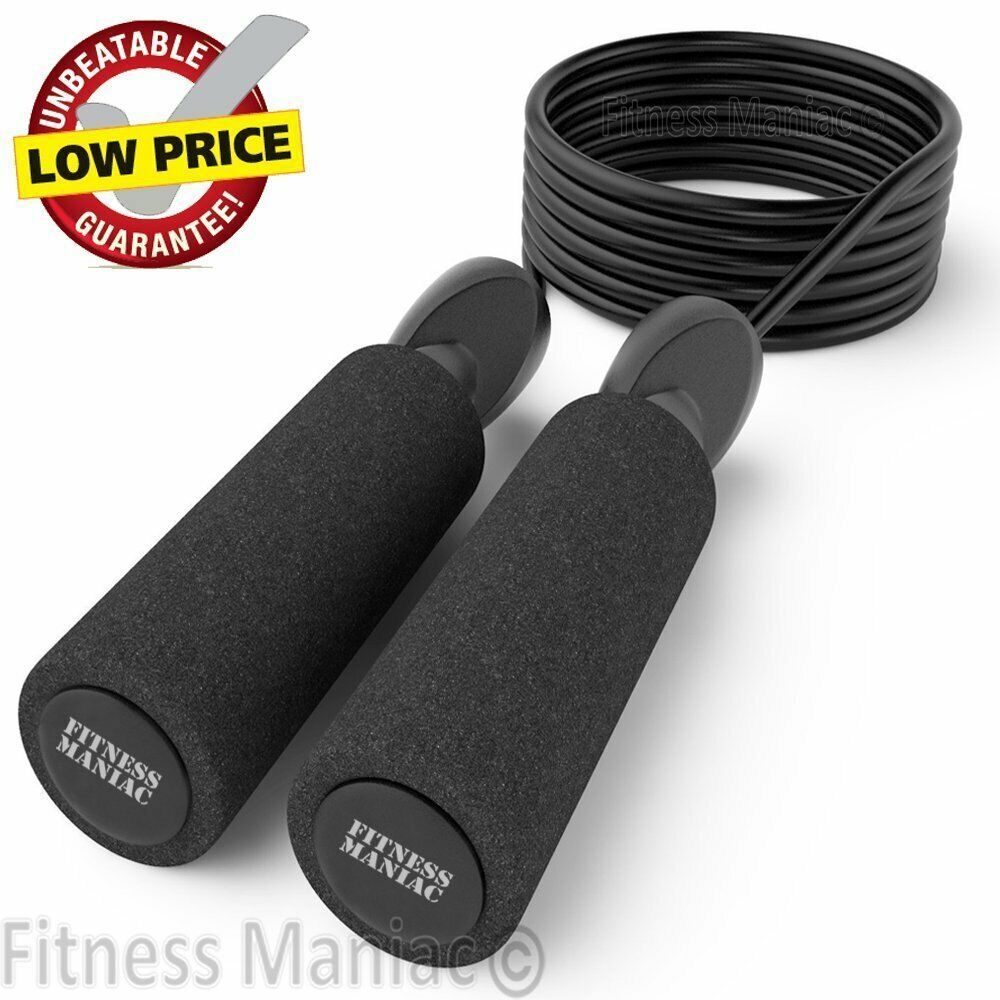 Speed Jump Rope with Ball Bearings and PVC Cable