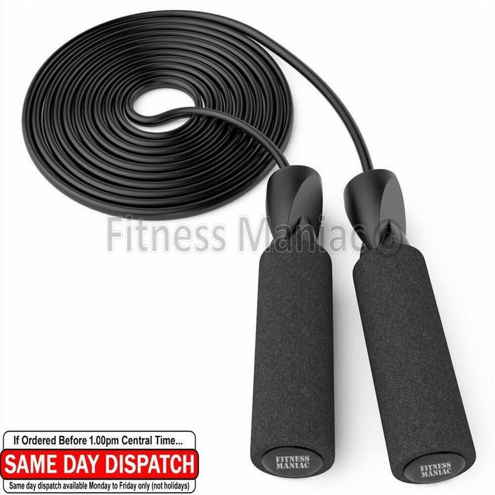 Speed Jump Rope with Ball Bearings and PVC Cable