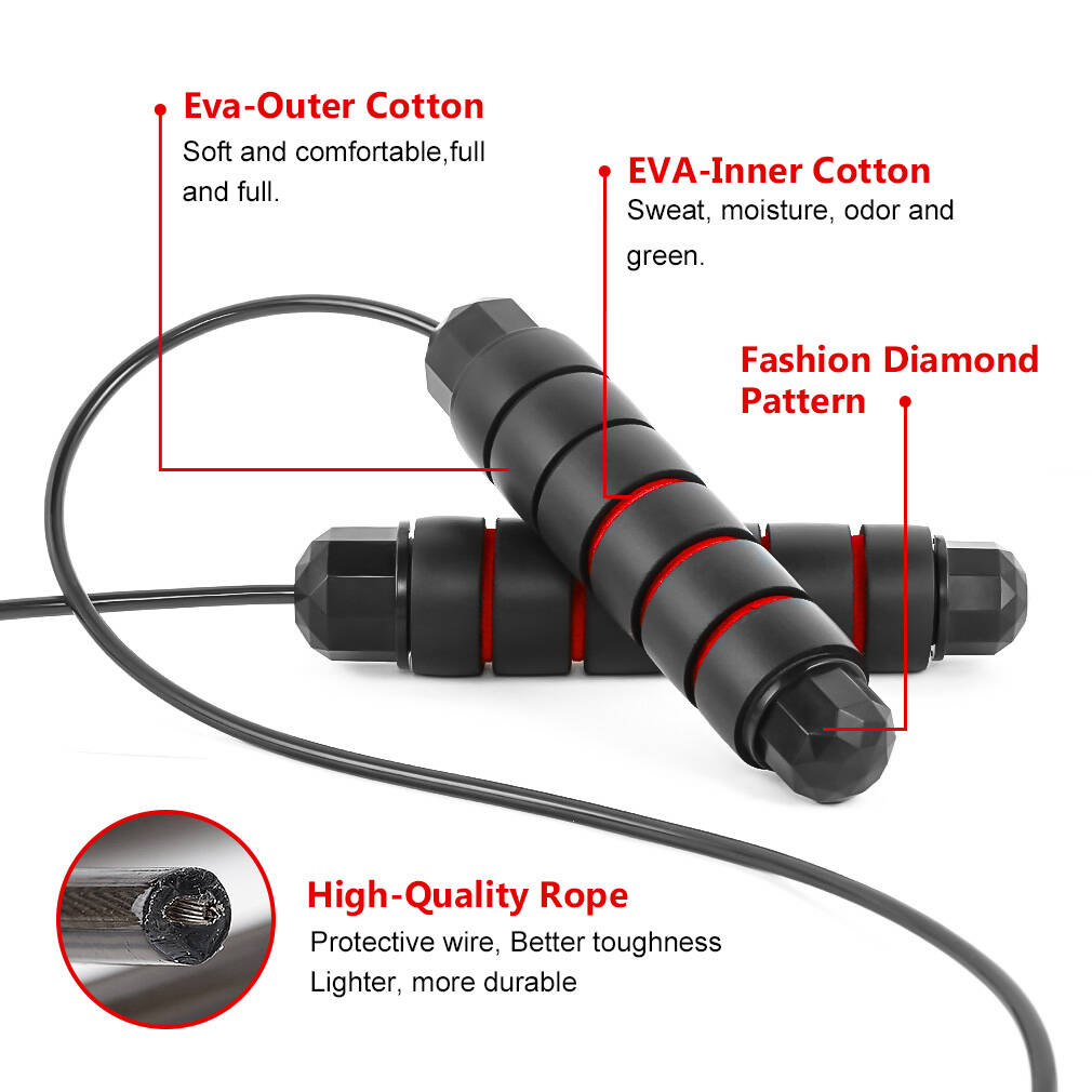 Adjustable 10ft Jump Rope for All Fitness Levels