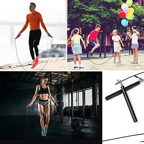 Adjustable Speed Jump Rope with Aluminum Handles