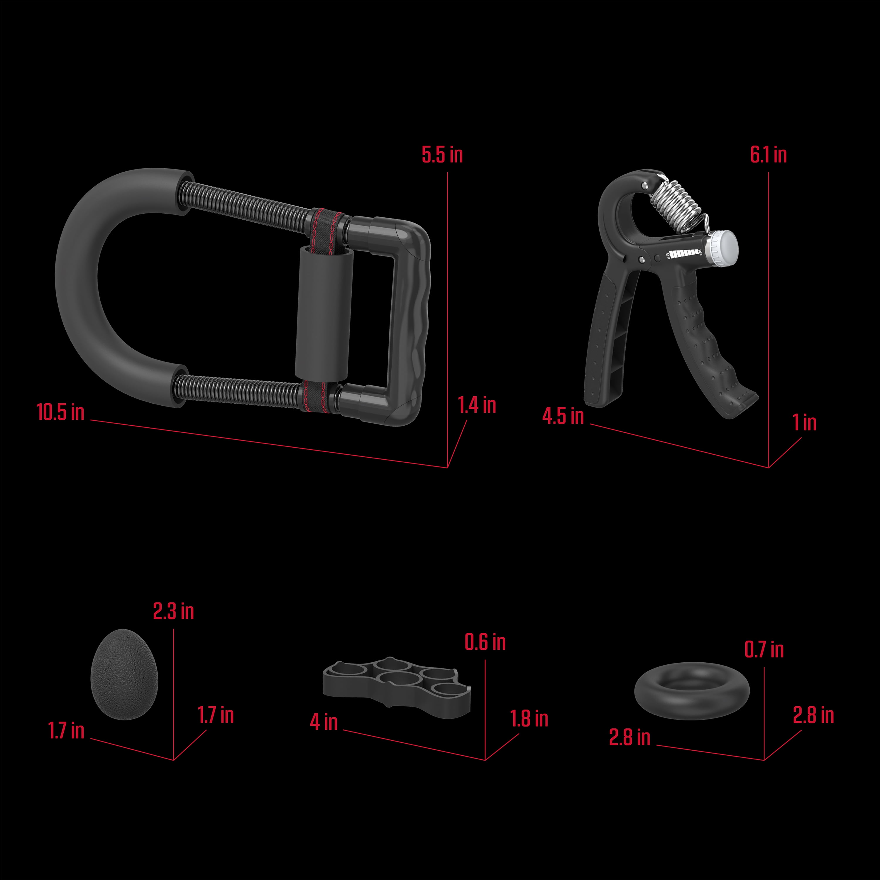 FitRx PowerFlex Hand Grip Strengthener Set