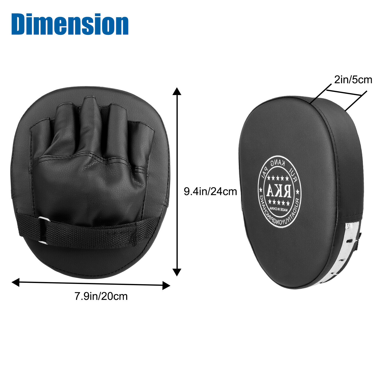Boxing Punching Mitts for MMA Sparring - 2pcs