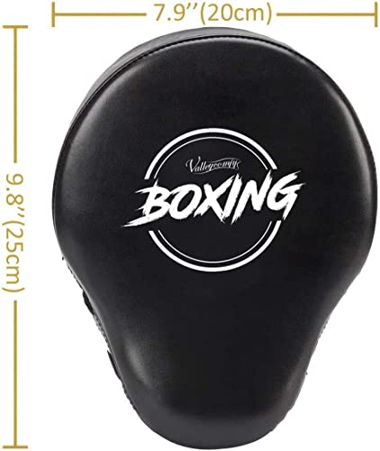 Valleycomfy Curved Focus Punching Mitts for Boxing Training
