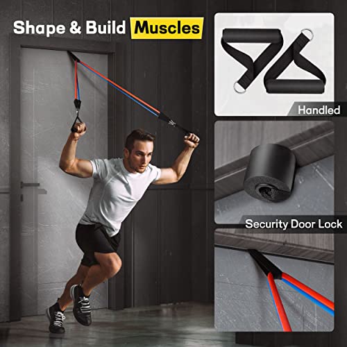 Boxing Workout Set: Resistance Bands with Door Anchor