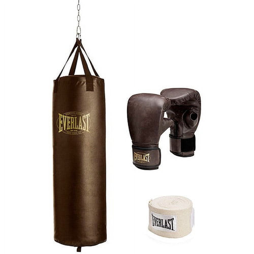Vintage Everlast 100 lb Heavy Bag Kit