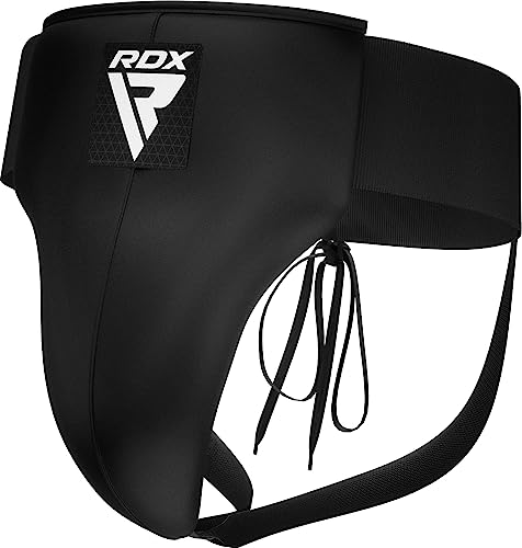 RDX Groin Protector: Boxing, Muay Thai, MMA (Black, Large)