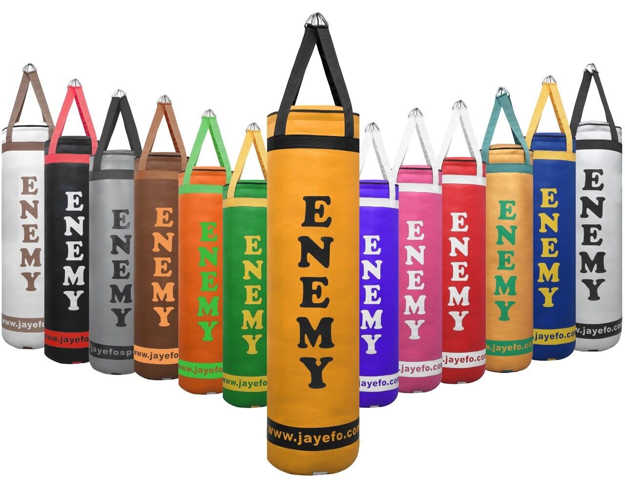 Jayefo Enemy Punching Bag - Heavy, for Boxing, Muay Thai, MMA