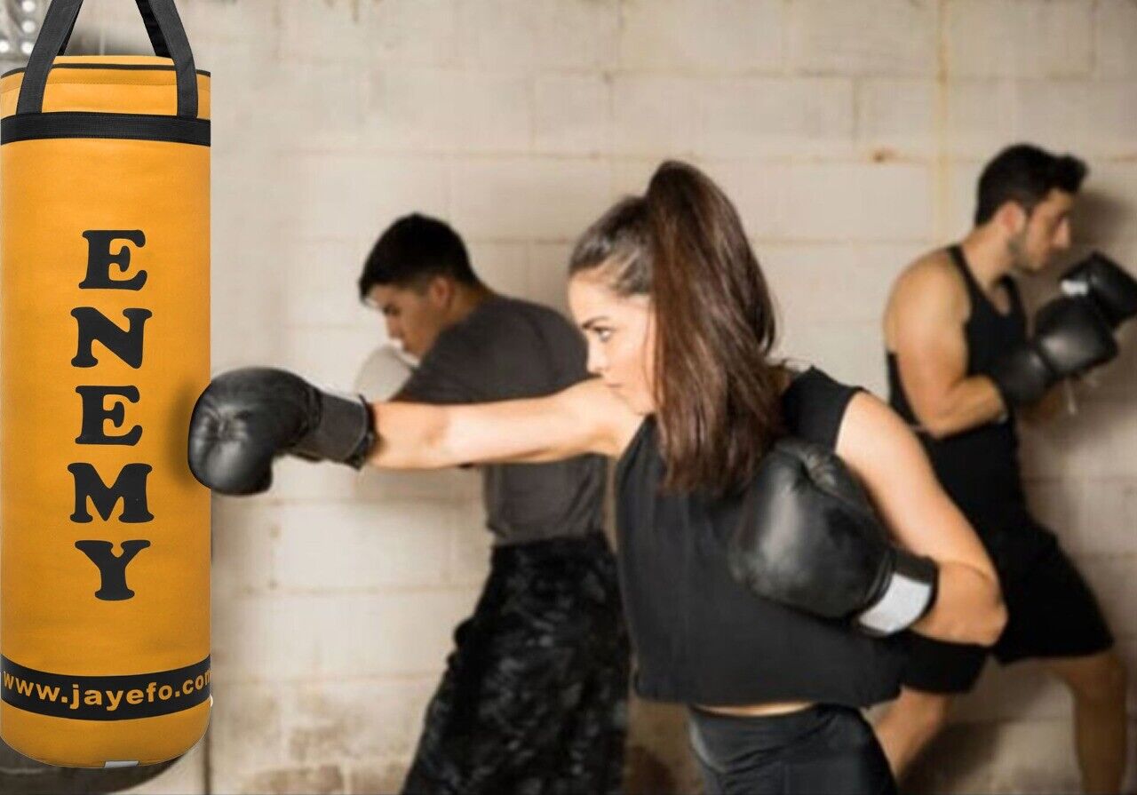 Jayefo Enemy Punching Bag - Heavy, for Boxing, Muay Thai, MMA