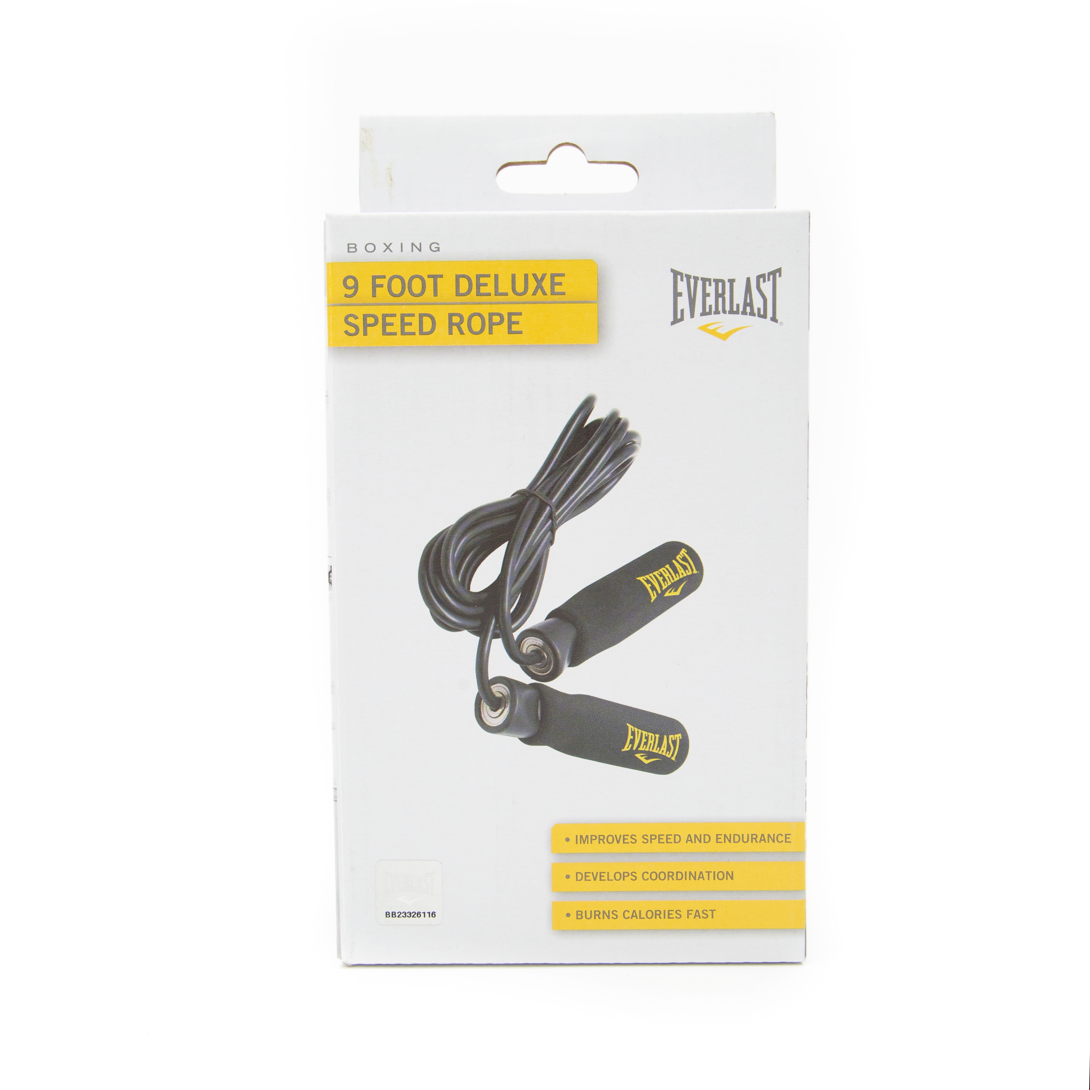 Everlast Deluxe 9 Ft Black Speed Jump Rope