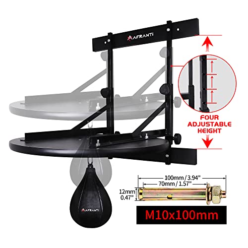 Afranti Heavy Duty Speed Bag Platform + Punching Ball Kit
