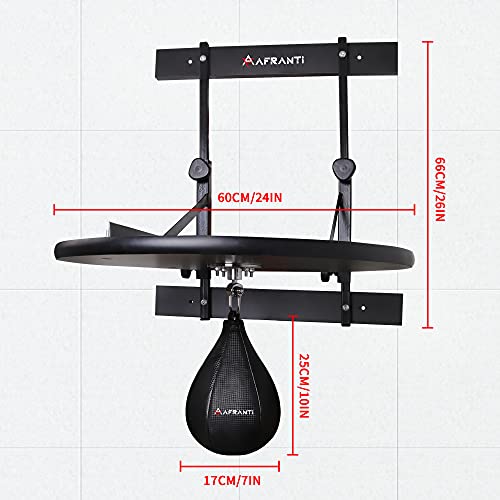 Afranti Heavy Duty Speed Bag Platform + Punching Ball Kit