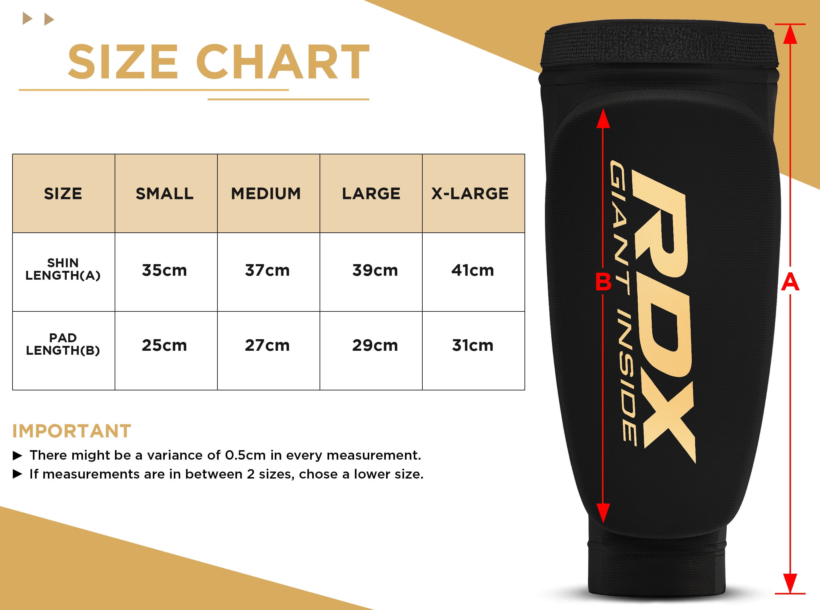 RDX Shin Guard with Foam Pads: Boxing Leg Protection