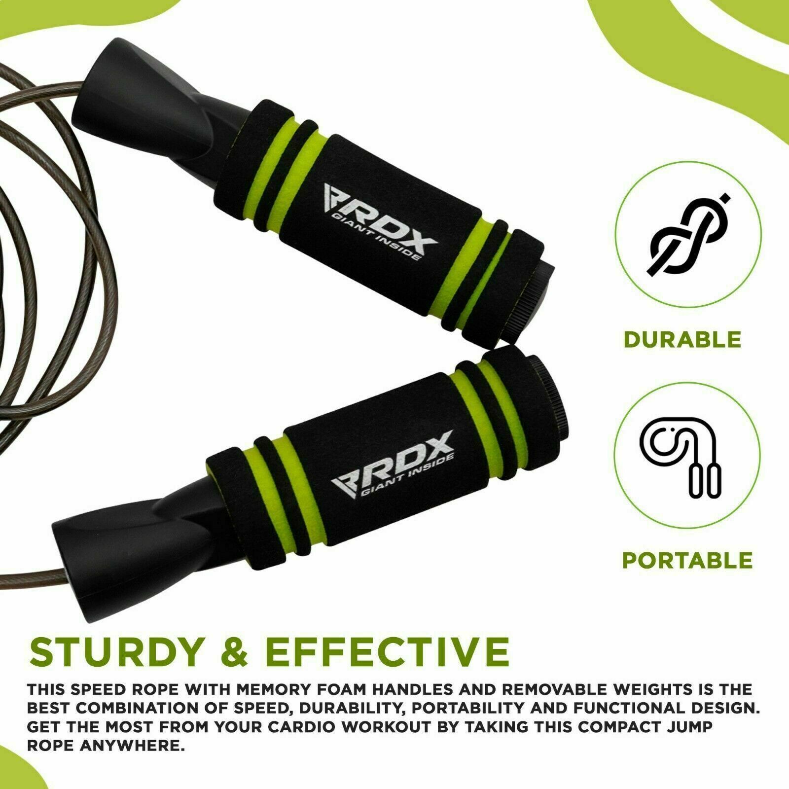 RDX Boxing MMA Speed Jump Rope