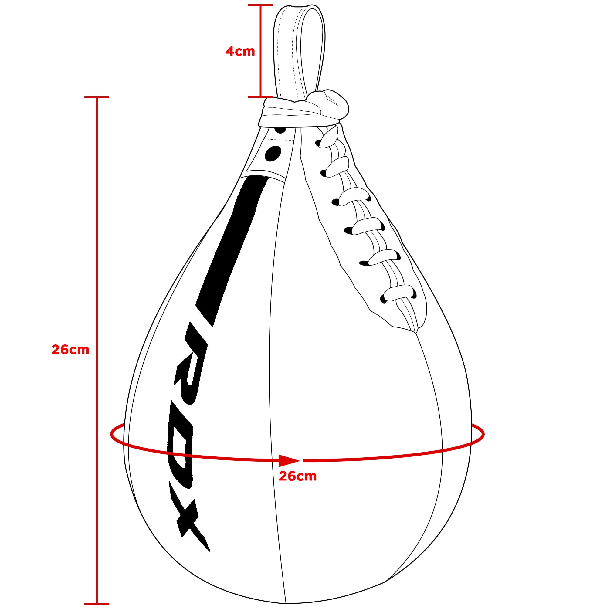 RDX Maya Hide Leather Speed Ball: Boxing & Martial Arts Training