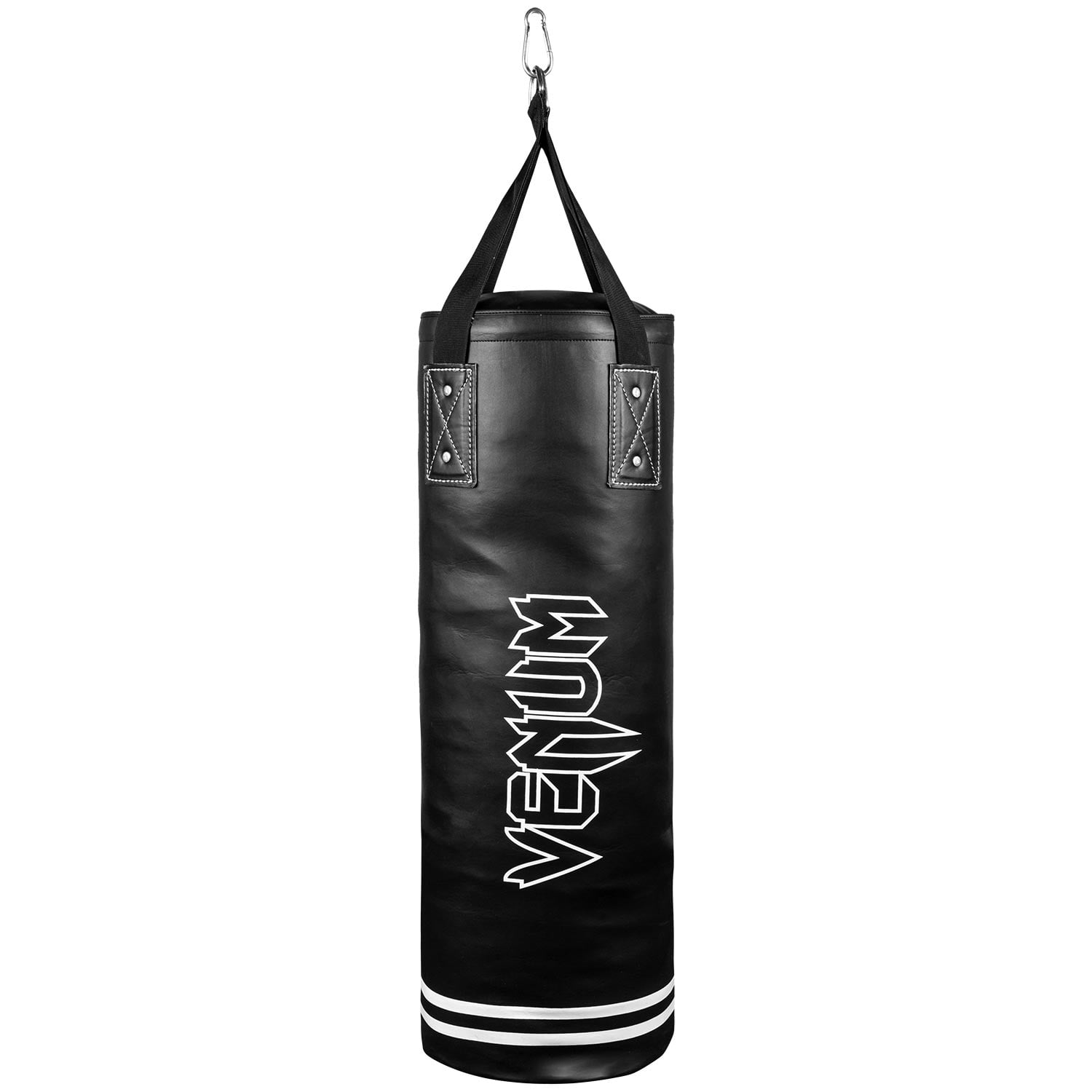 Venum Classic Punching Bag - 70 lb - Black/White