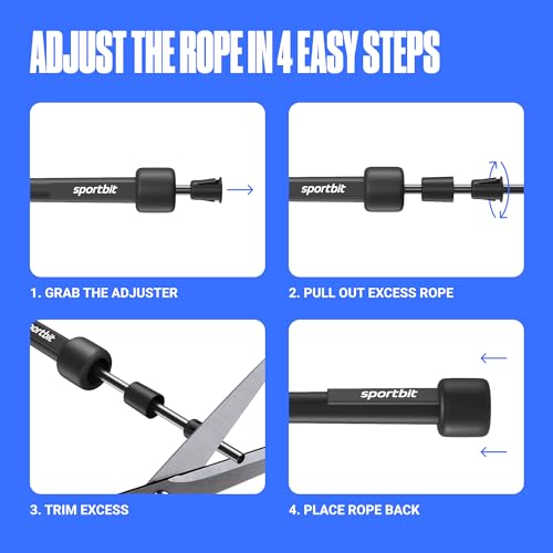 Adjustable Speed Jump Rope for All Ages