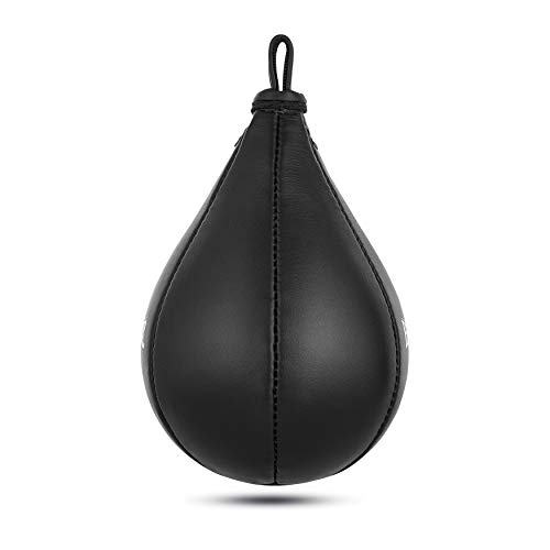 Leather Speed Bag with Hanging Swivel for Boxing