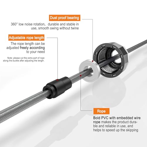 DEGOL Adjustable Speed Jump Rope for Boxing Fitness