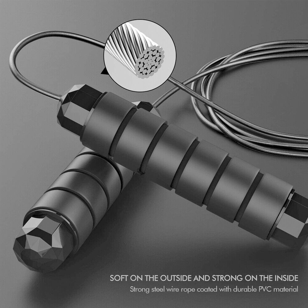 Adjustable Speed Jump Rope for Boxing Fitness
