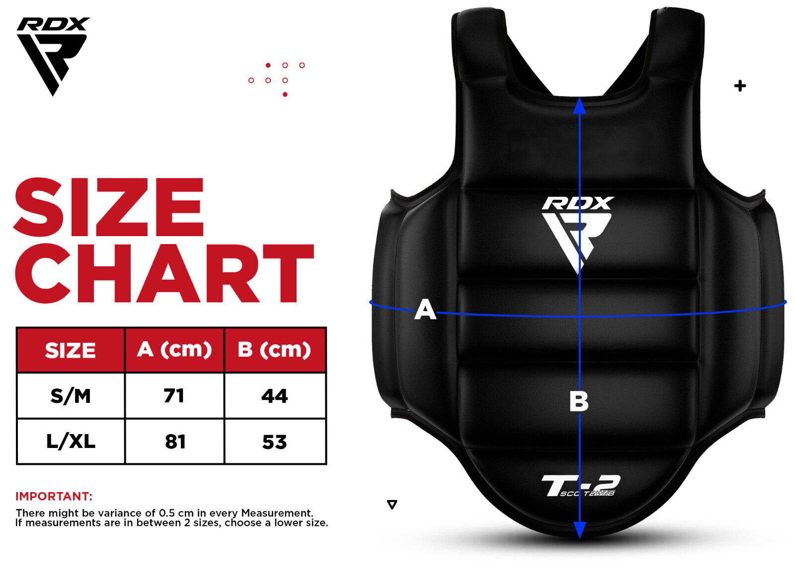 RDX Chest Guard for MMA, Kickboxing, Martial Arts