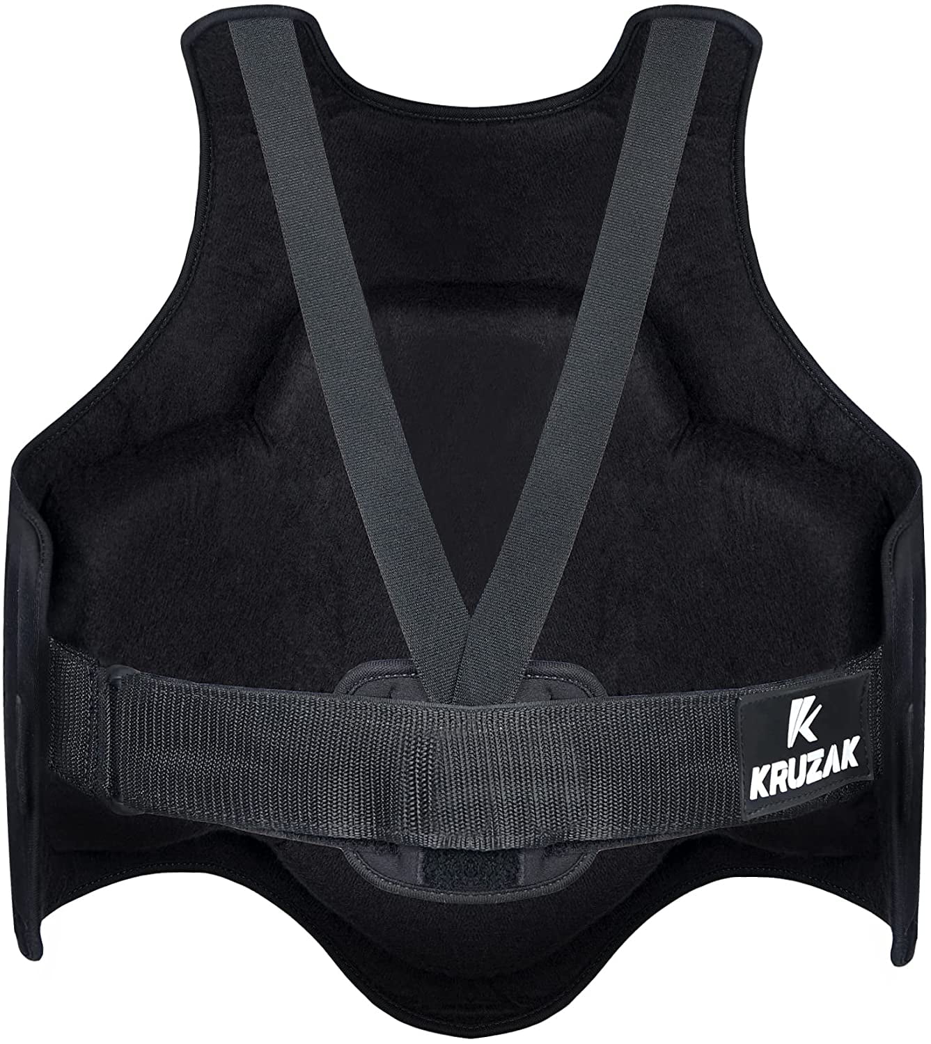 Kruzak MMA Boxing Body Protector, Black (L/XL)