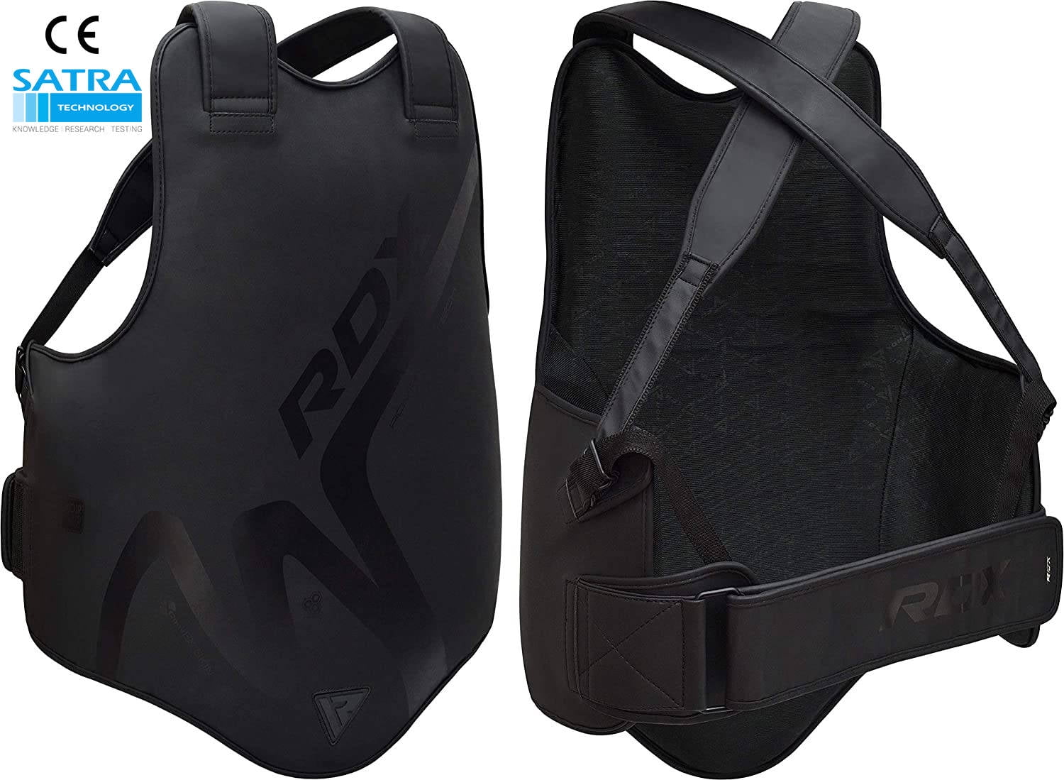 Boxing MMA RDX ConvEX Skin Leather Chest Guard