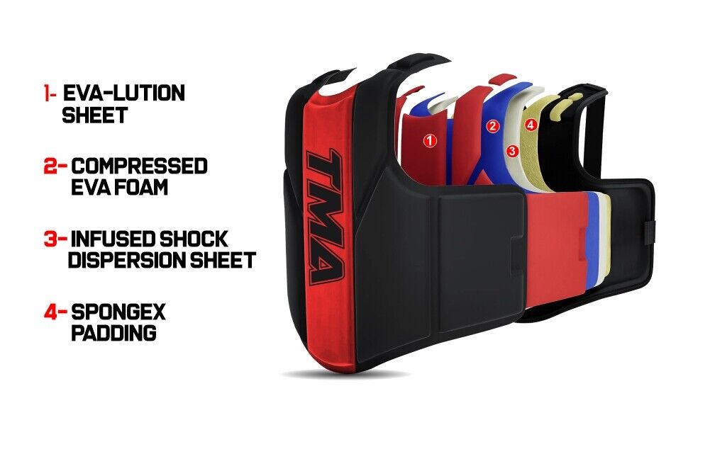 TMA Boxing Body Protector: MMA Kickboxing Chest Guard