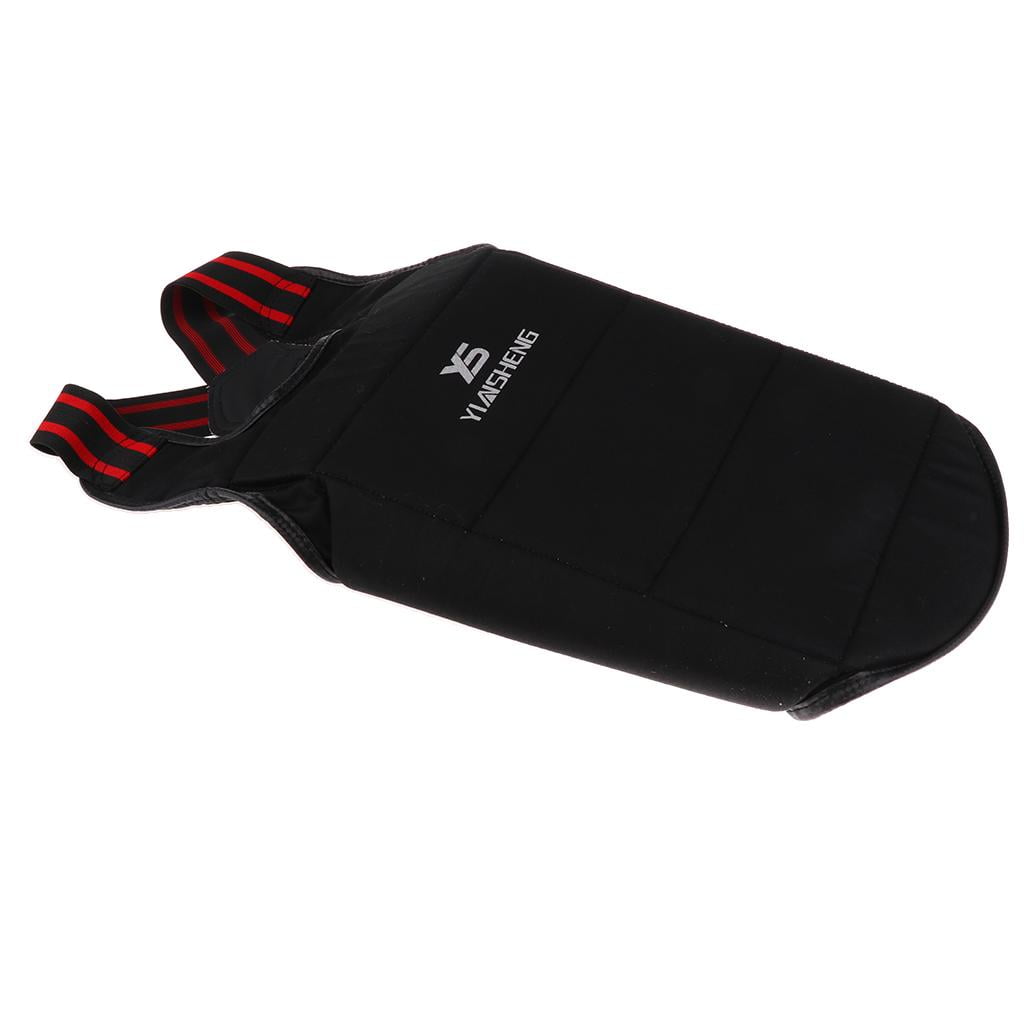 Black Sanda Boxing Karate Chest Protector - Adults/Kids, XS